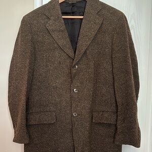 Men’s brown tweed blazer